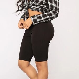 ❣️5/$50 NWT Fashion Nova Almost Everyday Black Biker Shorts size XS